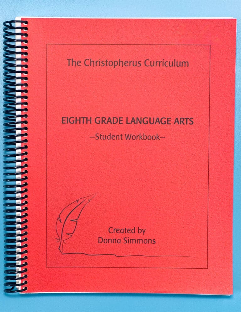 Christopherus Homeschool Resources Eighth Grade Language Arts Student ...