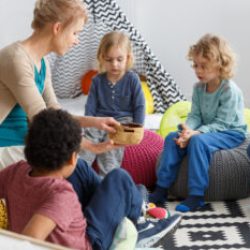 Playing game in circle